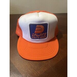 Trucker Hat Dalums Utility Equir Foam Mesh Snapback Adjustable Baseball Cap